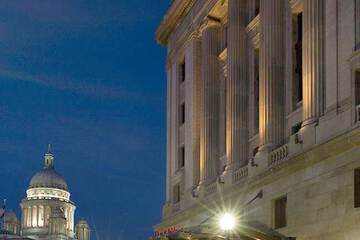 Front of property - evening/night