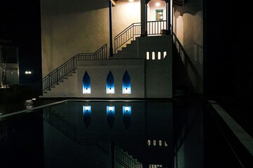 Front of property - evening/night