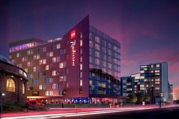 Front of property - evening/night