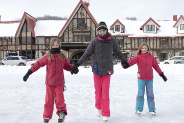 Ice skating