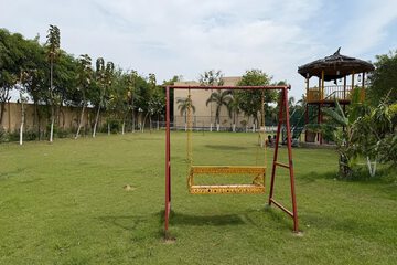 Outdoor wedding area