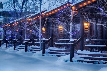 Front of property - evening/night