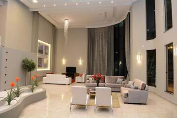 Lobby sitting area