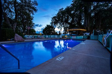 Front of property - evening/night