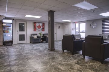 Lobby sitting area