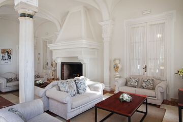 Lobby sitting area