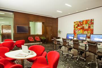 Lobby sitting area
