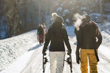 Snowshoeing