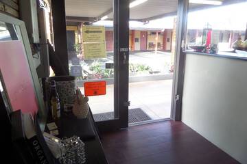 Interior entrance