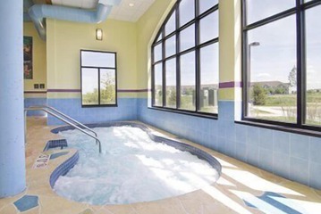 Indoor spa tub