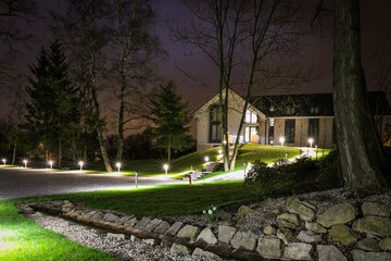 Front of property - evening/night