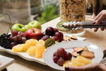 Breakfast buffet