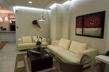 Lobby sitting area