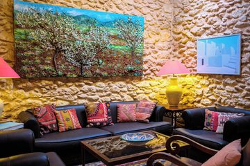 Lobby sitting area