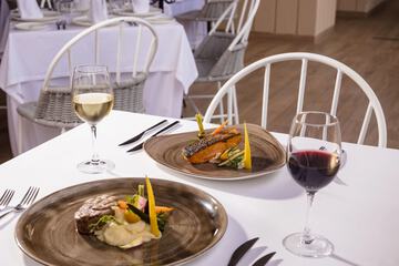 Couples dining