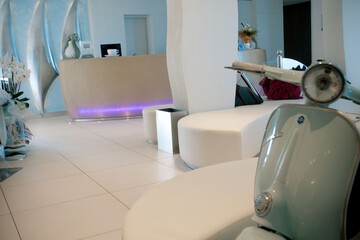 Check-in/check-out kiosk