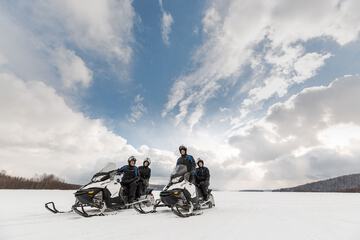 Snowmobiling