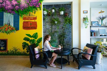 Lobby sitting area