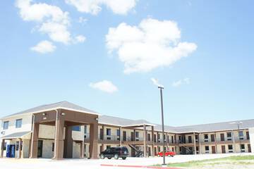 Front of property - evening/night