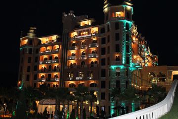 Front of property - evening/night