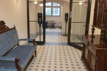 Lobby sitting area