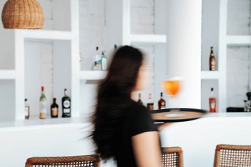 Poolside bar