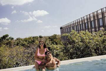 Rooftop pool