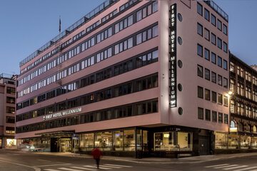 Front of property - evening/night