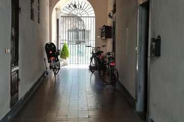 Interior entrance