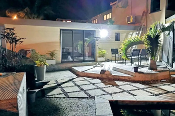 outside