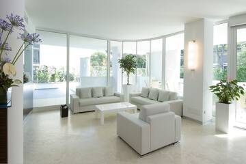 Lobby sitting area