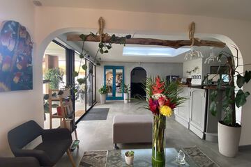 Lobby sitting area