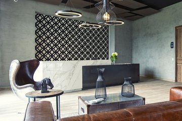 Lobby sitting area
