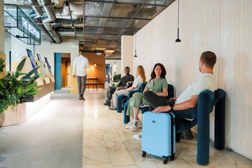 Lobby sitting area