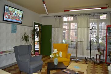 Lobby sitting area