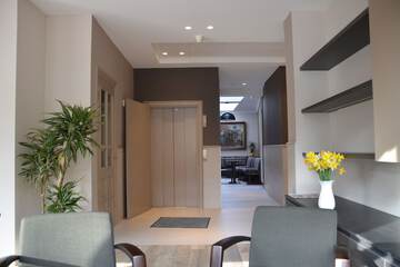 Interior entrance