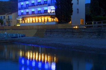 Front of property - evening/night