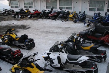 Snowmobiling