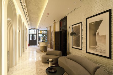 Lobby sitting area