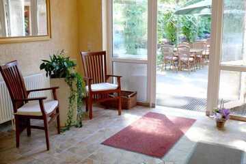 Interior entrance
