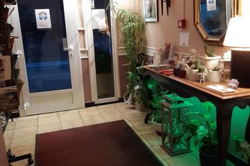 Interior entrance