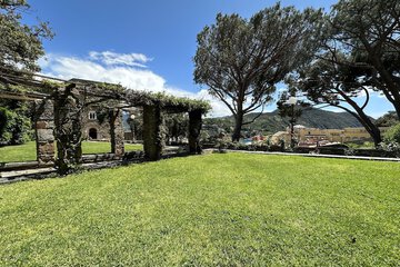 Outdoor wedding area