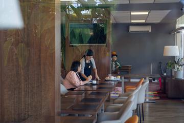 Breakfast area