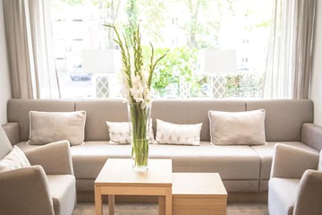 Lobby sitting area