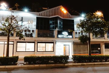 Front of property - evening/night