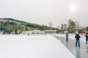 Ice skating