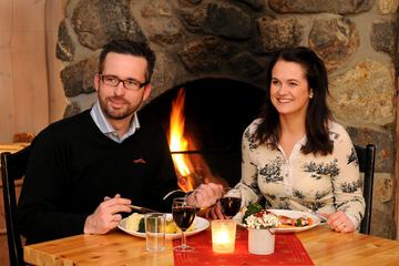 Couples dining
