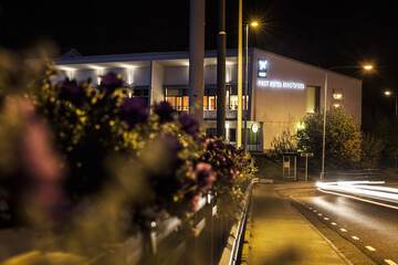 Front of property - evening/night
