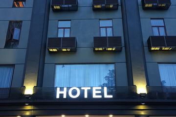 Front of property - evening/night