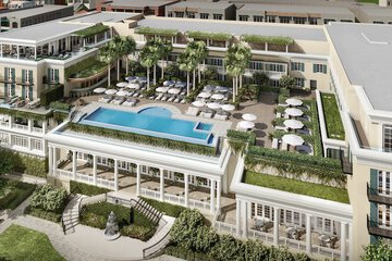 Rooftop pool
